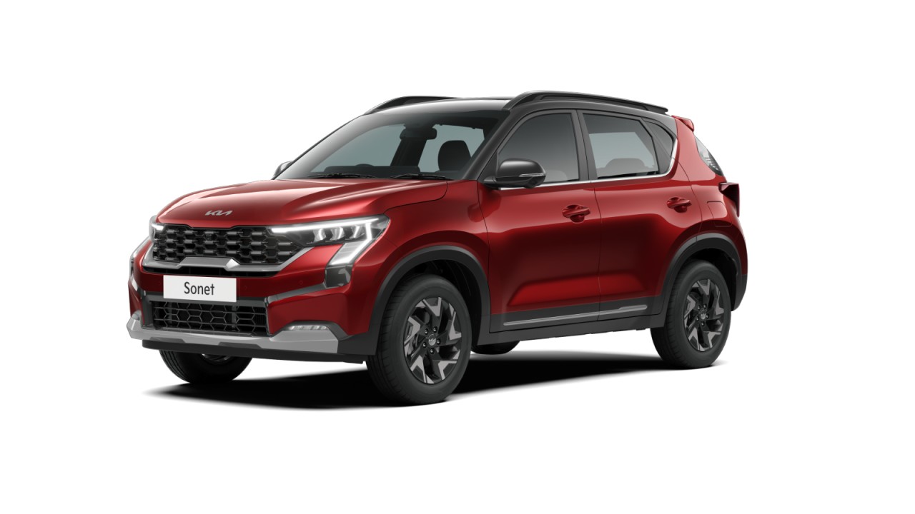 New Kia Sonet 2024 front view in Thane