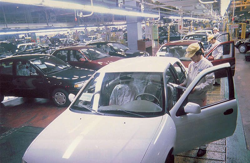 The Sephia, Kia's first independently developed passenger car