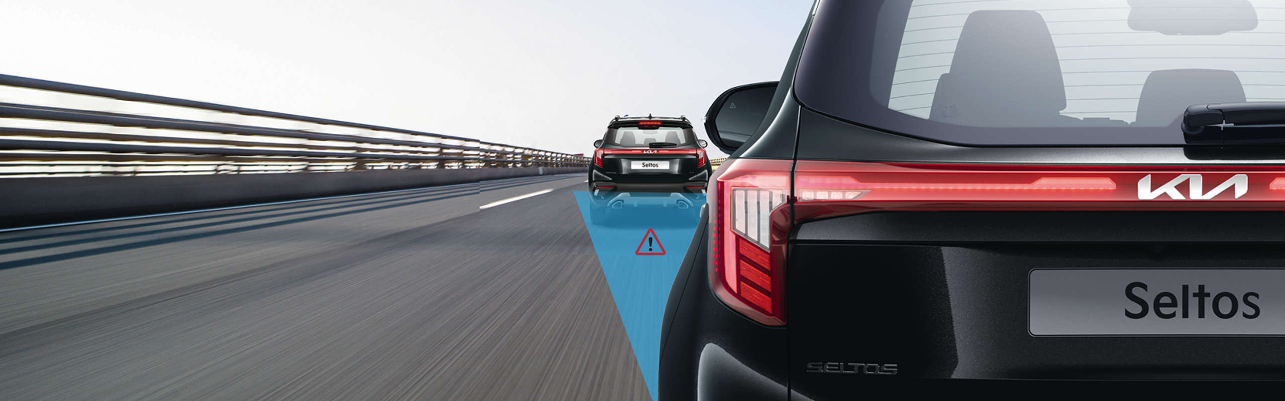 2023 Kia EV6 Accelerating On A Narrow Road Front View