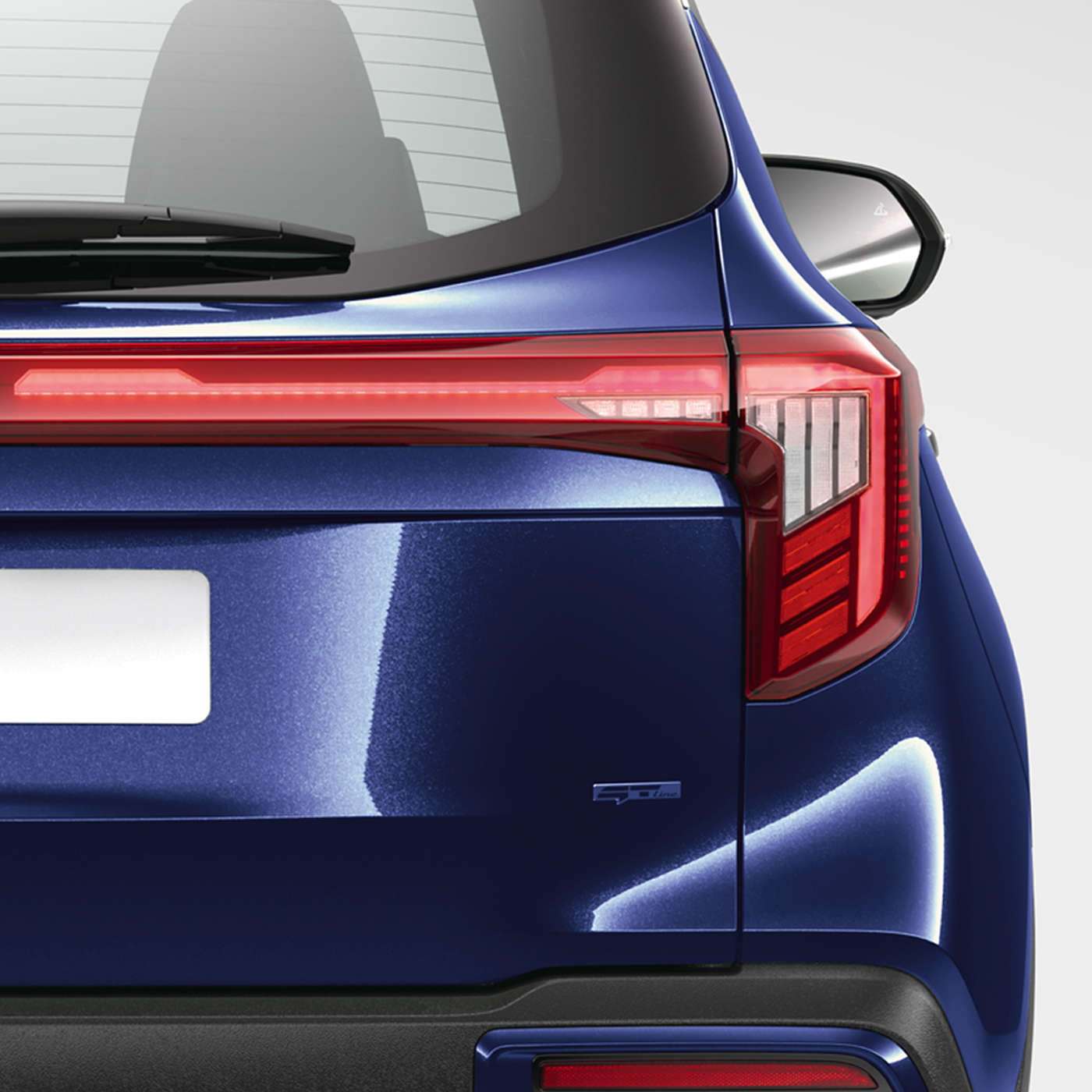 2023 Kia EV6 Accelerating On A Narrow Road Front View